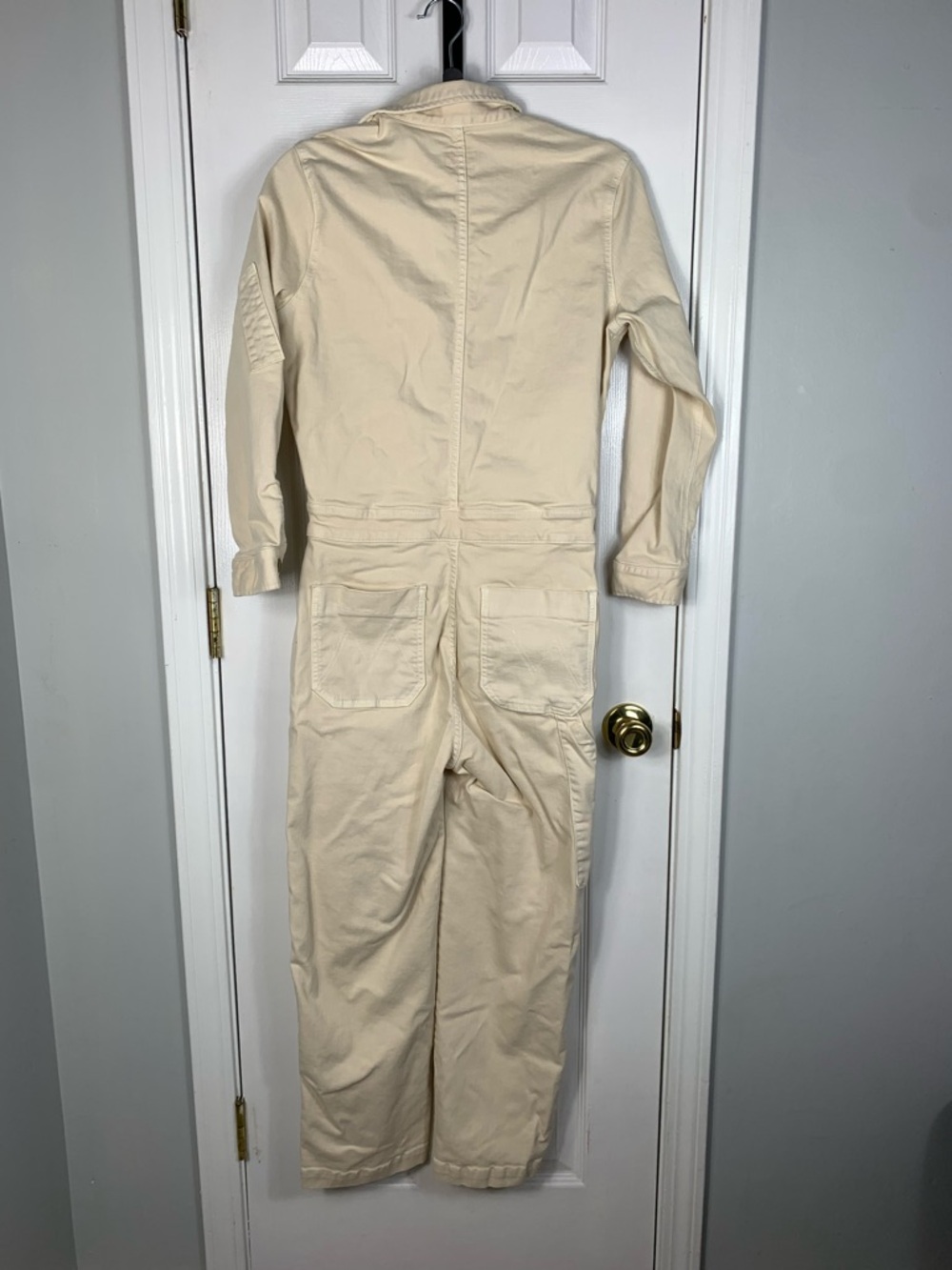 Mother The Fixer Women XS Birch Utility Jumpsuit - Picture 2 of 8